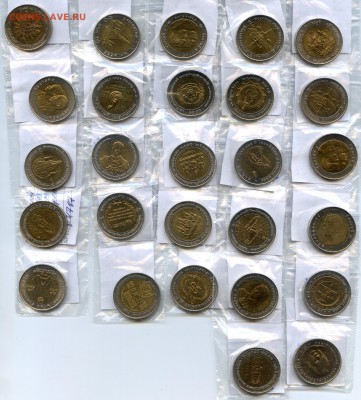 Таиланд 10 бат  Опт 27шт AU до 15.03 в 22.00 СТАРТ с 1890руб - Coins-World-Super-Collection153