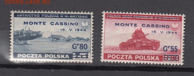 марки Польша военная техника 1944 - 435