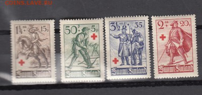 Финляндия красный крест чистые 1940г - 457