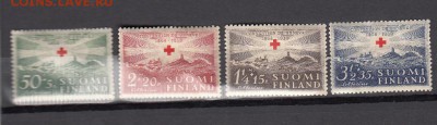 марки Финляндия красный крест 1939 - 456