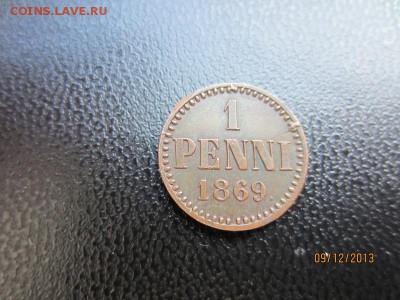 1 пенни 1869г до 13.03.15г в 22:00 МСК - 4030160