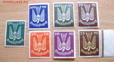 РЕЙХ,7 марок 1923:Flugpost(чистые)!до 12.03.2015 - IMG_2831.JPG