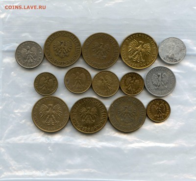 ПОЛЬША. ОПТ 14 шт. до 15.03 в 22.00 СТАРТ С 1 РУБЛЯ!!! - Coins-World-Super-Collection159