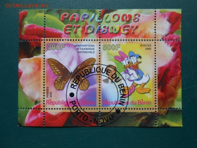 ДИСНЕЙ и БАБОЧКИ, 5 блоков, Бенин - DSCN5960.JPG