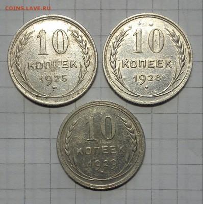 10 копеек 1925-28-29г до 14.03.15г в 22 00 - 10коп