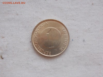Иностранные монеты, наборы, 2евро, польша, приднестр, Киргиз - Словения 1 толар 1998 аверс.JPG