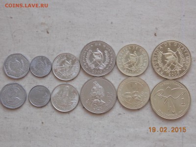 Иностранные монеты, наборы, 2евро, польша, приднестр, Киргиз - гватемала 1996-2010.JPG