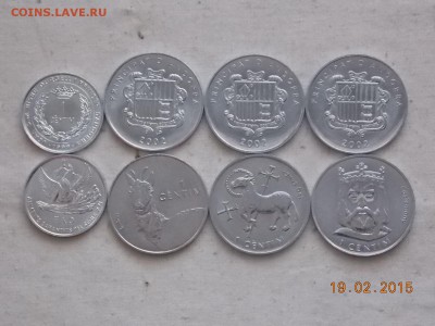 Иностранные монеты, наборы, 2евро, польша, приднестр, Киргиз - андорра набор 1999-20002.JPG