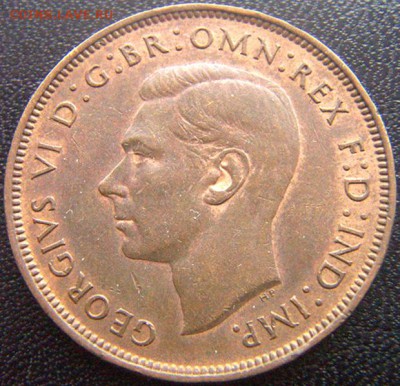 Отличный британский пенни 1938; до 12.03_22.04мск - 9462