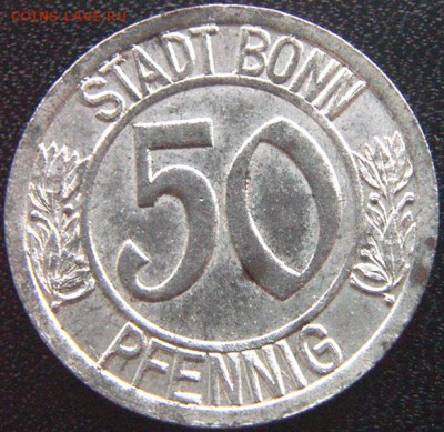 Германия. Город Бонн_50 пфеннигов 1920; до 12.03_22.14мск - 9587