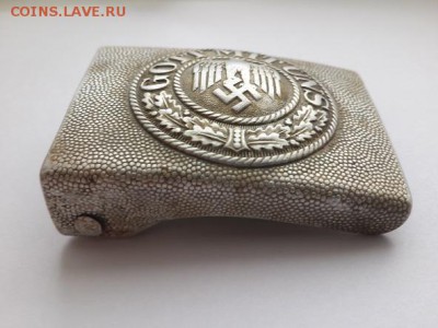 Немецкая алюминиевая пряжка 3-го рейха. До 13.03.2015 22-00. - Пряжка немецкая аллюминиевая  (2)