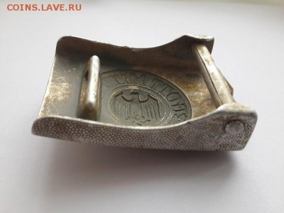 Немецкая алюминиевая пряжка 3-го рейха. До 13.03.2015 22-00. - Пряжка немецкая аллюминиевая  (7)