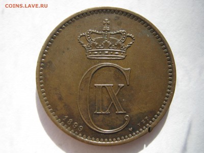 ДАНИЯ 5 эре 1899. Бронза. Почти ОТЛИЧНАЯ. - 020.JPG