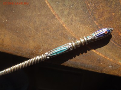 ложка серебрянная с эмалями.84пр. до 16марта 22-00мск - л эм-3.JPG