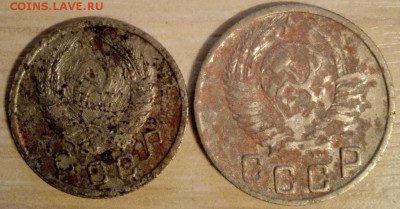 лот 5 коп 1930, 1937; 10 коп. 1937; 15 коп. 1949 - 4