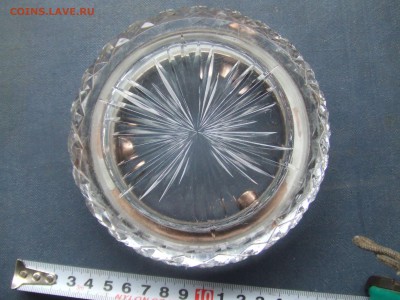 пепельница.серебро+хрусталь.875пр. до 16мар 22-00мск - пепе-4.JPG