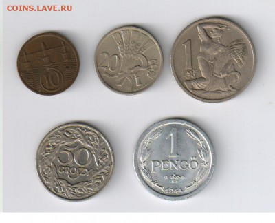 СТАРАЯ ЧЕХОСЛОВАКИЯ - 3 монеты 1922-1931г до 20.03.15г 21-00 - ЧЕХОСЛОВАКИЯ2