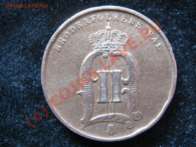 Швеция 2 эре 1875 г. Швейцария 2 раппена 1850 г. - Изображение 4868