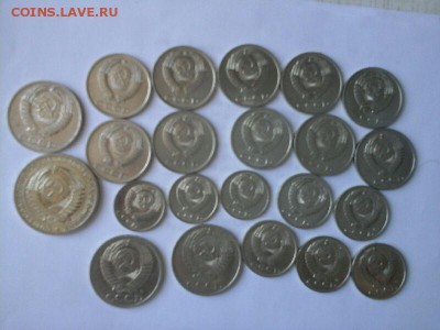 монетки без обращения 1962-1991 годаUNC - 20150314_153551