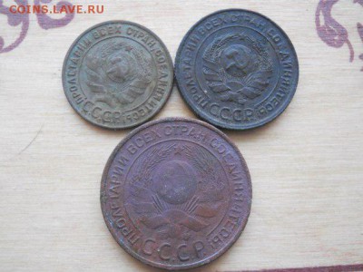 1,2,3 копейки 1924 год - 123 коп зад