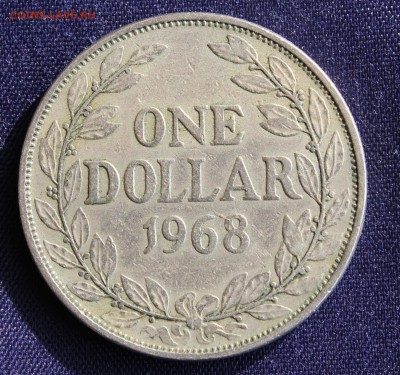 С 1 руб. ЛИБЕРИЯ 1 доллар 1968г. КРУПНАЯ  до 21.03.15г.в 22 - IMG_4270.JPG