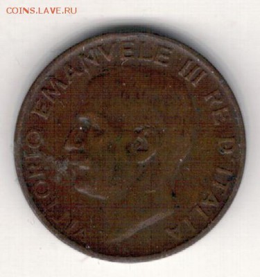 ИТАЛИЯ 5 ЧЕНТЕЗИМО 1921 ДО 19.03.15 В 22.00МСК (А812) - 4-и5ч21