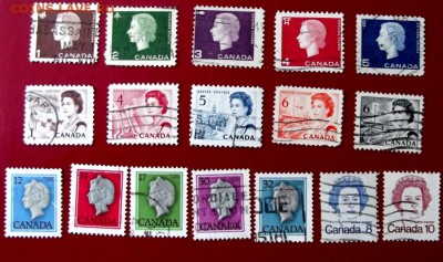 Марки старая Канада-стандарты 17  шт. до 21.03.15г. - DSCF2779.JPG