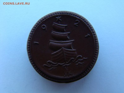 Нотгельд 1 марка Саксония 1921 керамика 22.10 мск 19.03.2015 - DSC07792.JPG