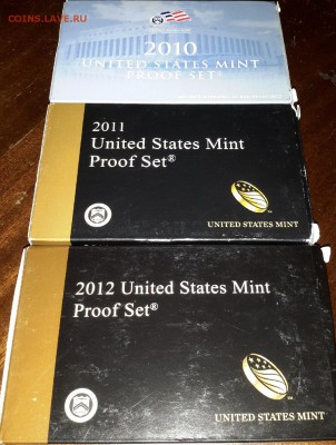 USA Proof mint set 2010-2012 - 20150316_103123