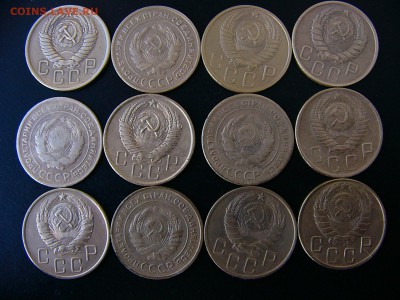 5 копеек 1929-1957 гг. 12 шт в хорошем качестве 22.03. 22-15 - P1110419.JPG