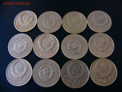 5 копеек 1929-1957 гг. 12 шт в хорошем качестве 22.03. 22-15 - P1110420.JPG