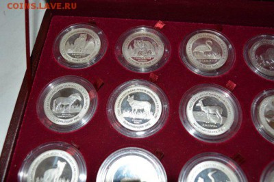 Медали "Красная книга России" серебро 24 штуки - 2ad61b4a3796