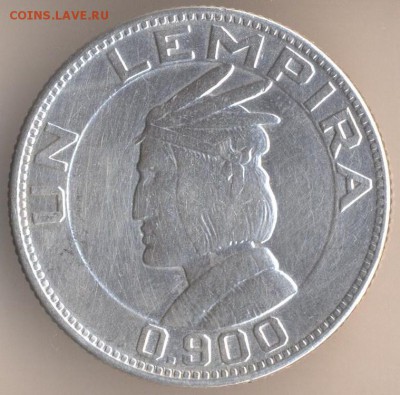 20 центавов Республики Гондурас 1952 г 0.900 - 9