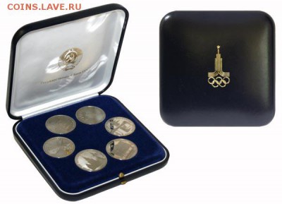 коробка для монет Олимпиада-80 - 2715