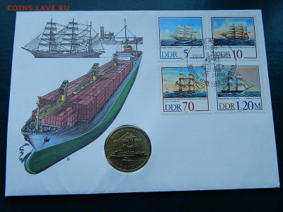 ГДР 5 марок порт РОСТОК 1988 - DSCN3859.JPG