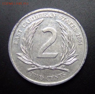 4 - Вост. Карибы  2 цента (2004) Р