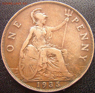 Британский пенни 1935; до 18.03_22.00мск - 9308