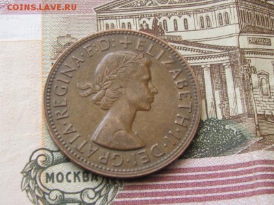 Пенни Австралия Кенгуру 1956г - 2.JPG