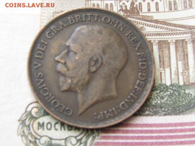 Англия 1 пенни 1914 Георг V - 5.JPG