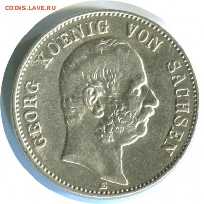 2 марки, Германия, 1904, Саксония, Георг до 22.03.15 - lot-174958-2