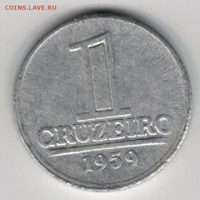 Бразилия крузейро 1959 до 23.03.15 в 22.00мск (А811) - 4-б1к59а