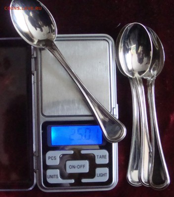 Ложки чайные, серебро, Европа, 4 шт. до 21.03.2015г. 20-00 - QQ1