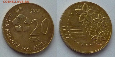 Малайзия.20 ринггит 2012. + бонус.До 22 марта. - 20 сен 2014