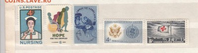 марки США чистые медицина 5шт - 65