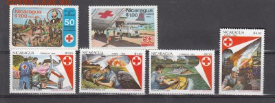 марки Никарагуа чистые Красный крест 2 серии - 71
