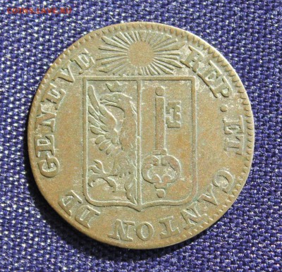 С 1 руб.СТАРАЯ ШВЕЙЦАРИЯ кантон ЖЕНЕВА 1соль 1833г. до 25.3 - IMG_4335.JPG