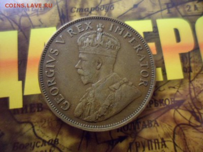 1 пенни ЮАР Георг 5 1936 год - бронза - SAM_2684.JPG