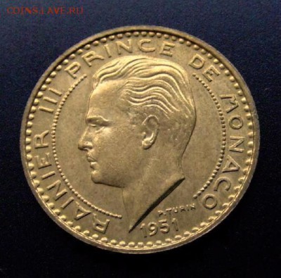 4 - Монако 20 франков (1951) А