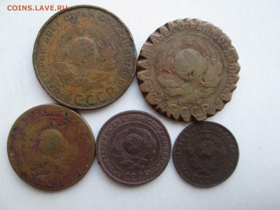Медь 1924 (1,2,3,5 коп)+ 5 коп с насечками до 25.03.  23-00 - медь 011