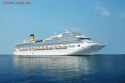 Монеты с Корабликами - Costa Concordia